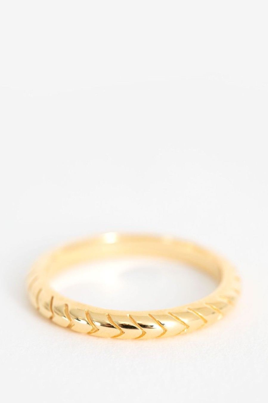 A Brend Sieraden | A Brend Gold Plated Ring Rena