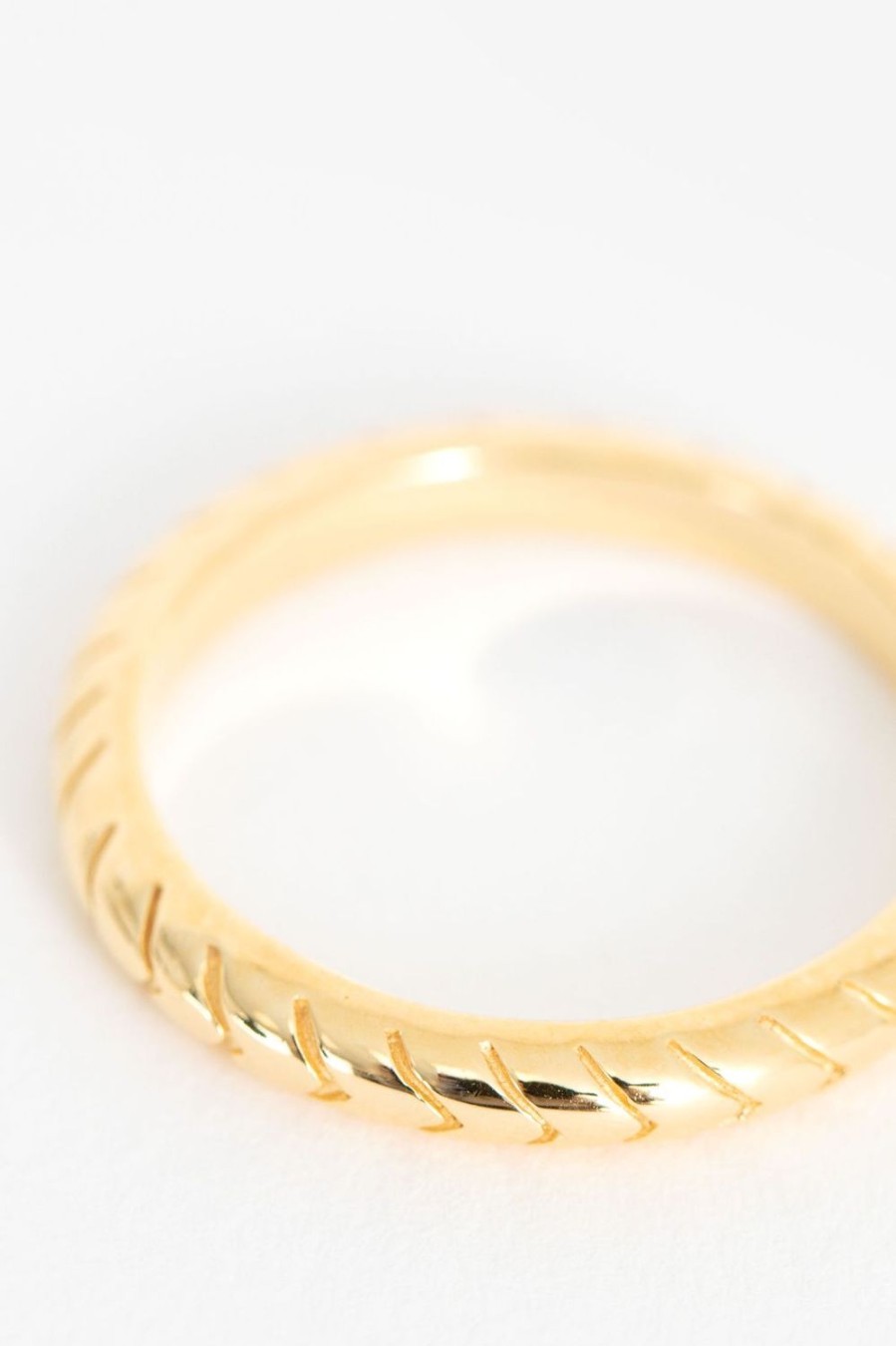 A Brend Sieraden | A Brend Gold Plated Ring Rena