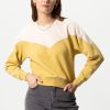 Sissy-Boy Truien En Vesten | Gele Colourblock Sweater