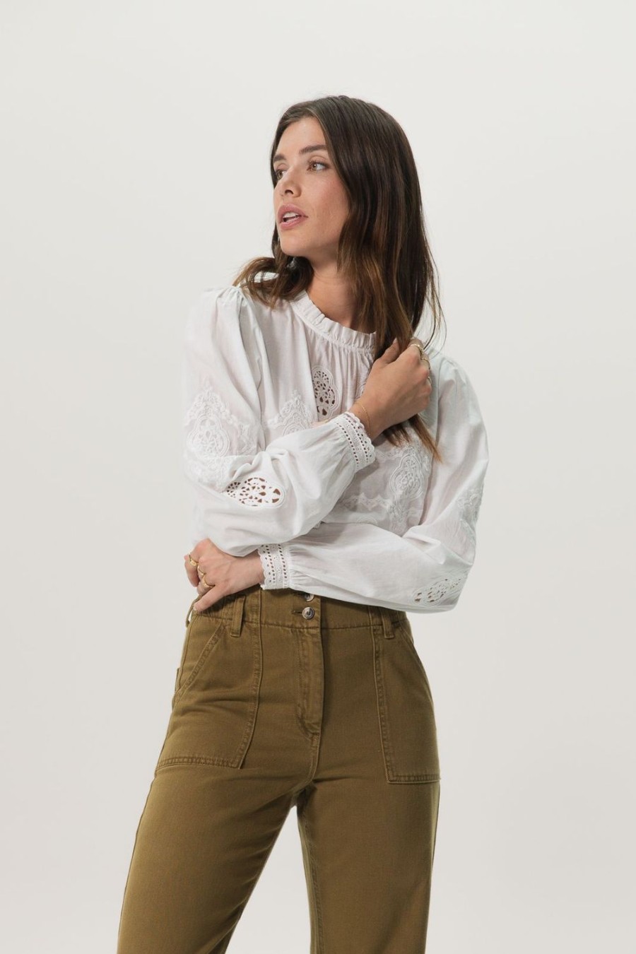 Sissy-Boy Blouses | Te Blouse Met Kanten Details