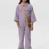 Sissy-Boy Broeken | Lavendel Mousseline Jumpsuit