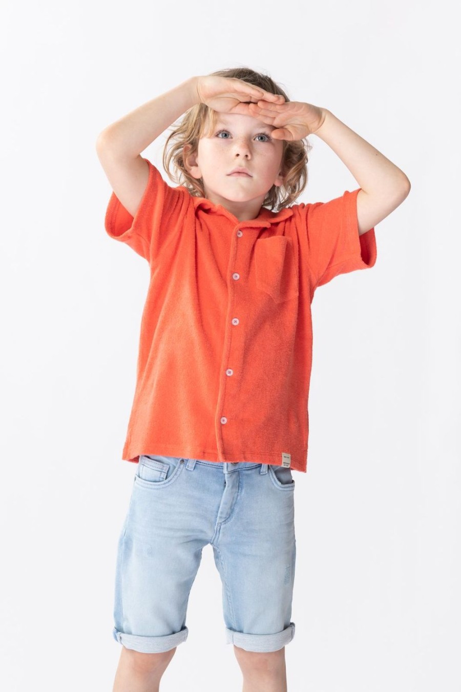 Sissy-Boy T-Shirts En Polo'S | Badstof Shirt Met Knopen