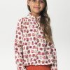 Sissy-Boy Blouses | Blouse Met Print En Ruffles