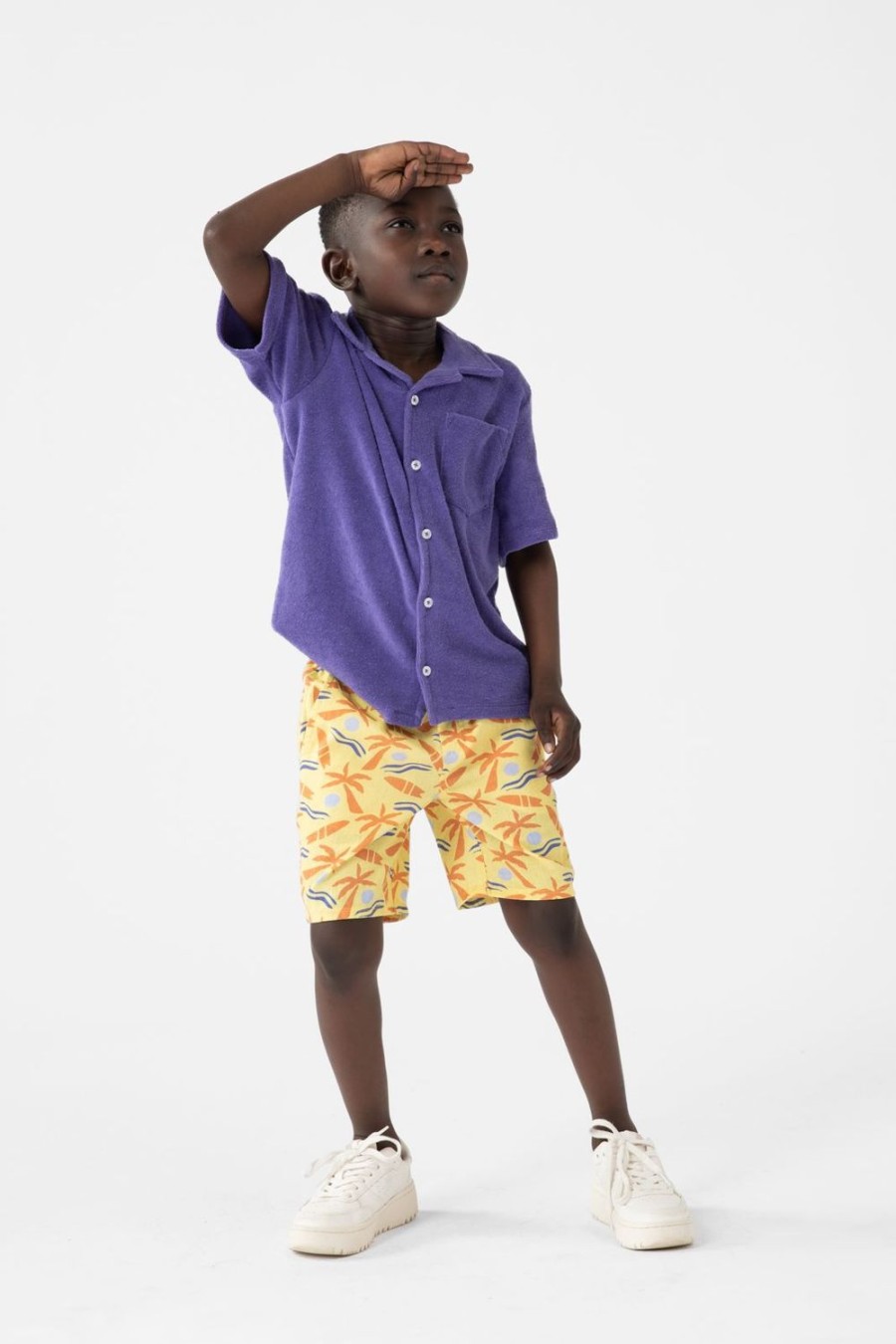 Sissy-Boy Broeken | Gele Shorts Met Print