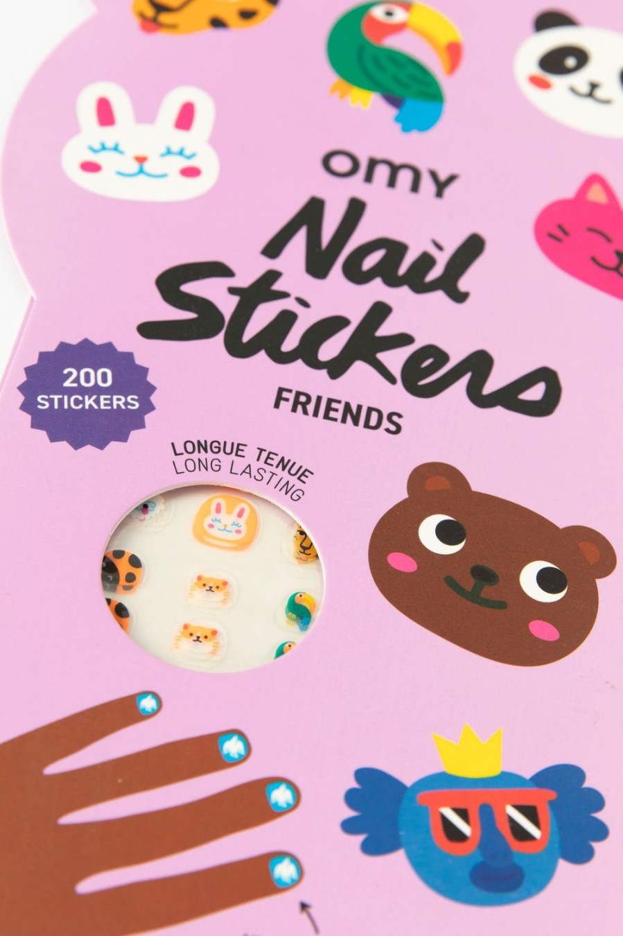 OMY Diverse Speelgoed | Omy Nagelstickers Dierenvriendjes