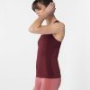 Sissy-Boy Yoga | Donkerrode Seamless Tanktop