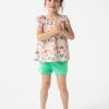 Sissy-Boy T-Shirts En Tops | Lichtoranje Top Met Ruffles En Hartjes