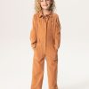 Sissy-Boy Broeken | Bruine Katoenen Corduroy Jumpsuit