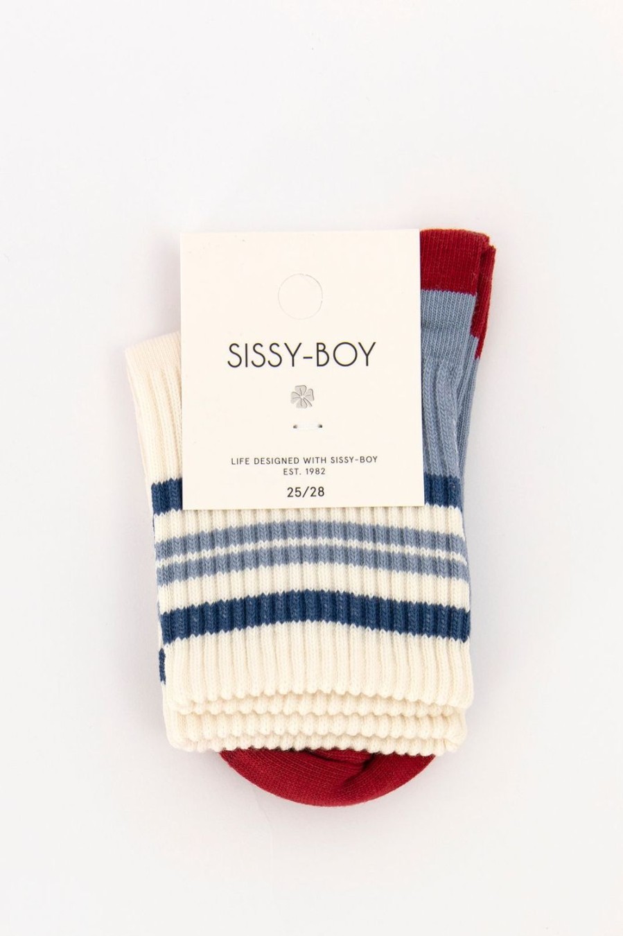 Sissy-Boy Accessoires | Met Blauwe Colourblock Sokken