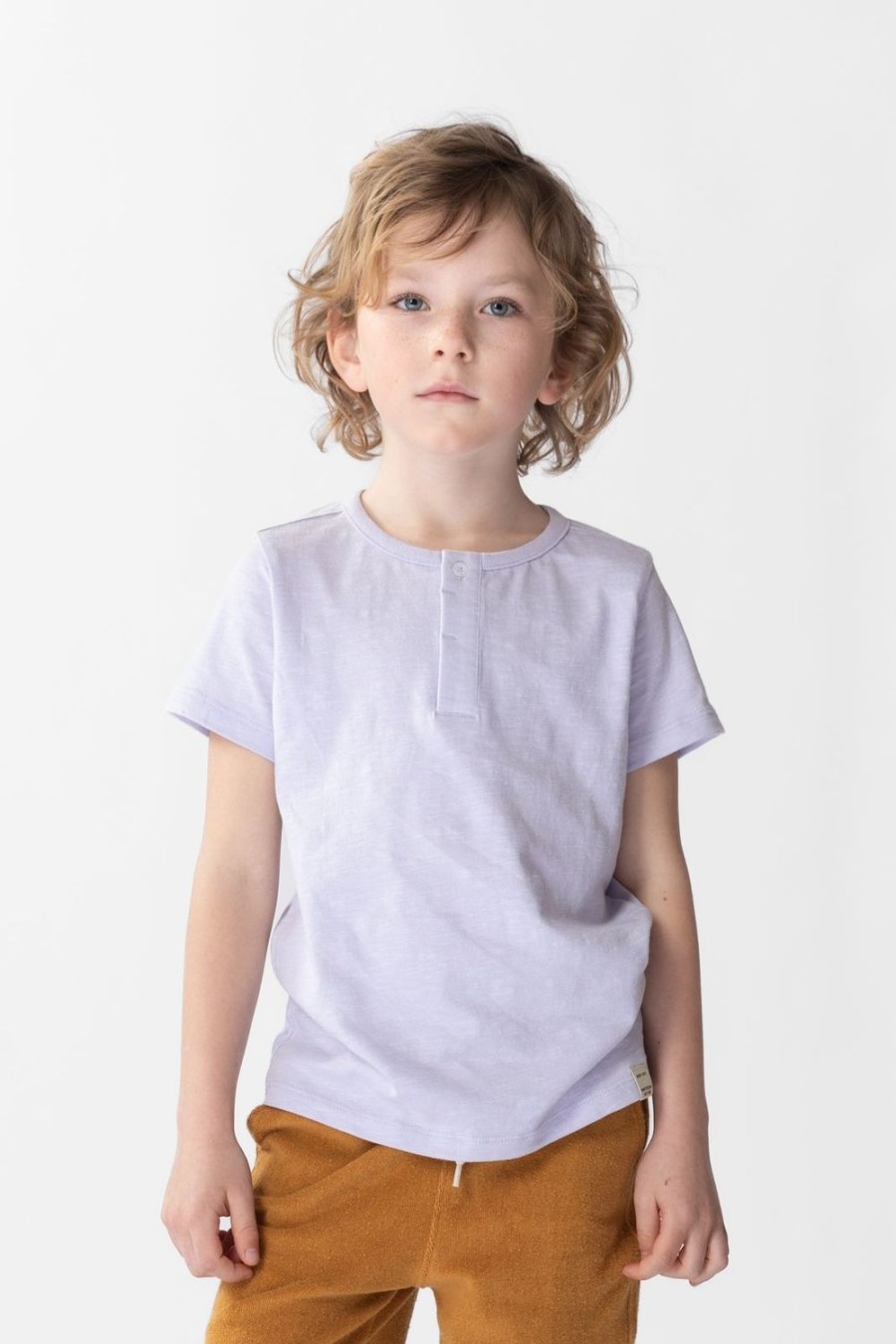 Sissy-Boy T-Shirts En Polo'S | Lichtpaars Katoenen T-Shirt