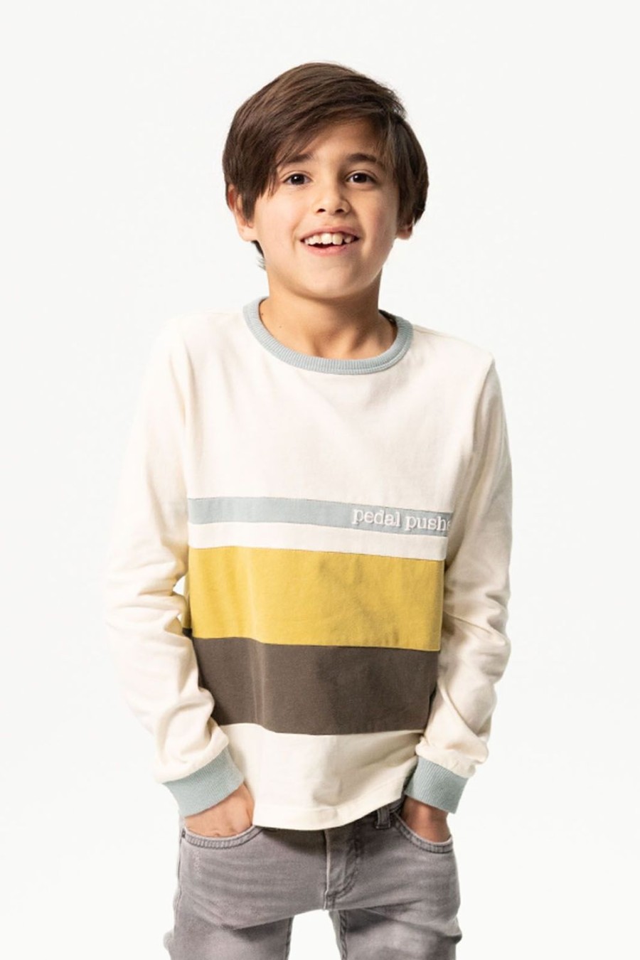 Sissy-Boy T-Shirts En Polo'S | Colourblock Longsleeve T-Shirt