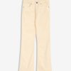 Sissy-Boy Broeken | Off White Corduroy Flared Broek