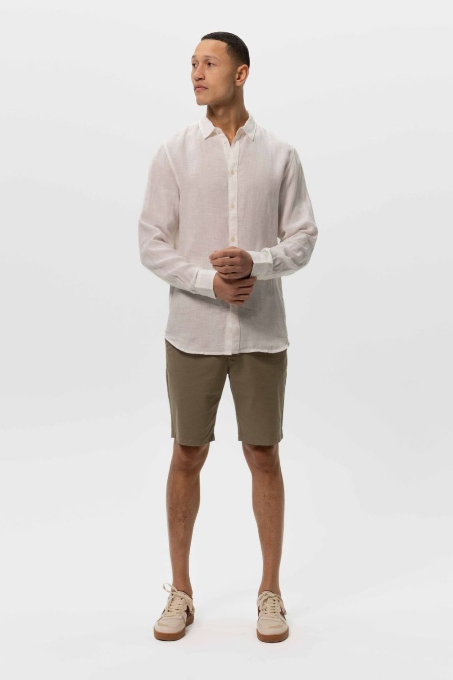 Sissy-Boy Broeken | Groene Katoenen Chino Shorts