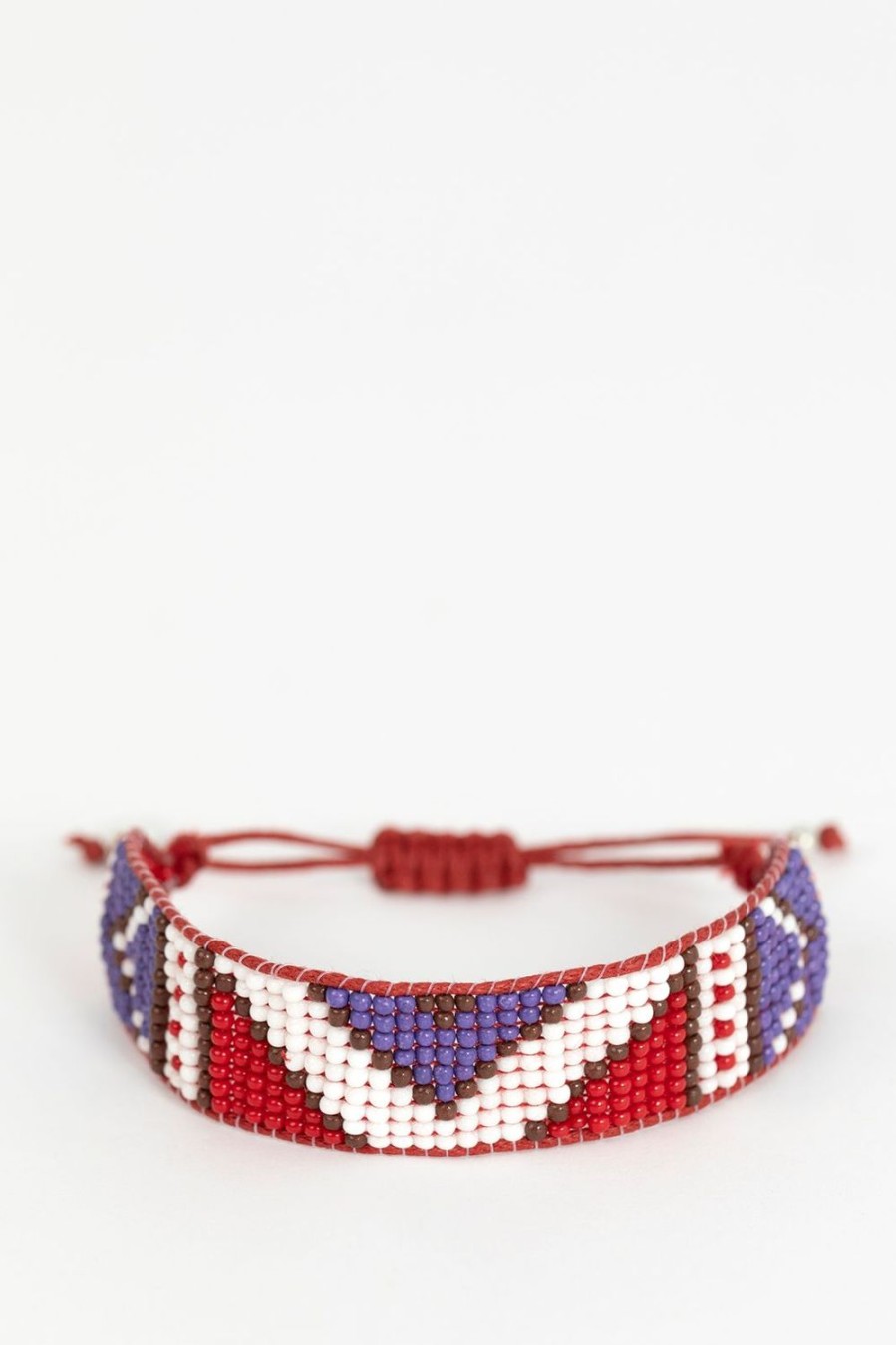 Sissy-Boy Sieraden | Multicolour Kralen Armband Met Patroon