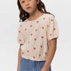 Sissy-Boy T-Shirts En Tops | Off-White T-Shirt Met Hartjesprint