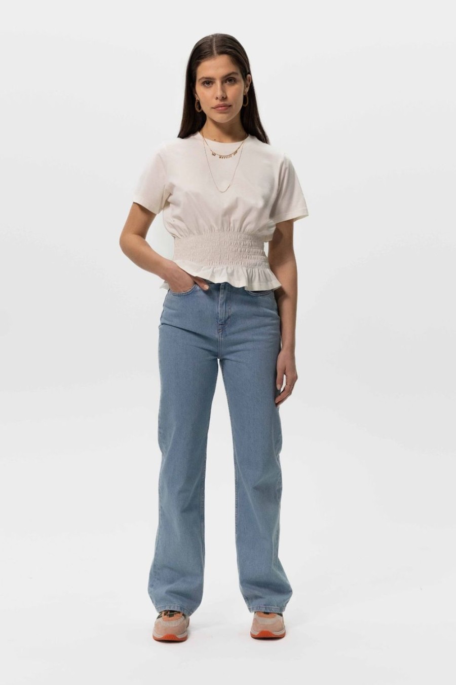 Sissy-Boy Broeken | Belize Blauwe High Waist Wide Leg Jeans