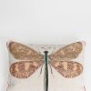 Sissy-Boy Kussens | Beige Jacquard Kussen Dragonfly