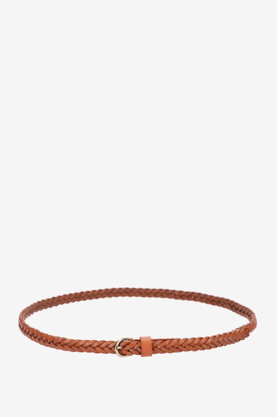 Sissy-Boy Riemen | Cognac Gevlochten Riem