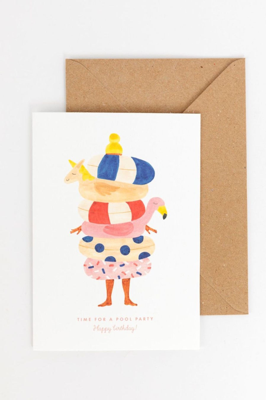 Sissy-Boy Stationery | Postkaart Happy Birthday Pool Party