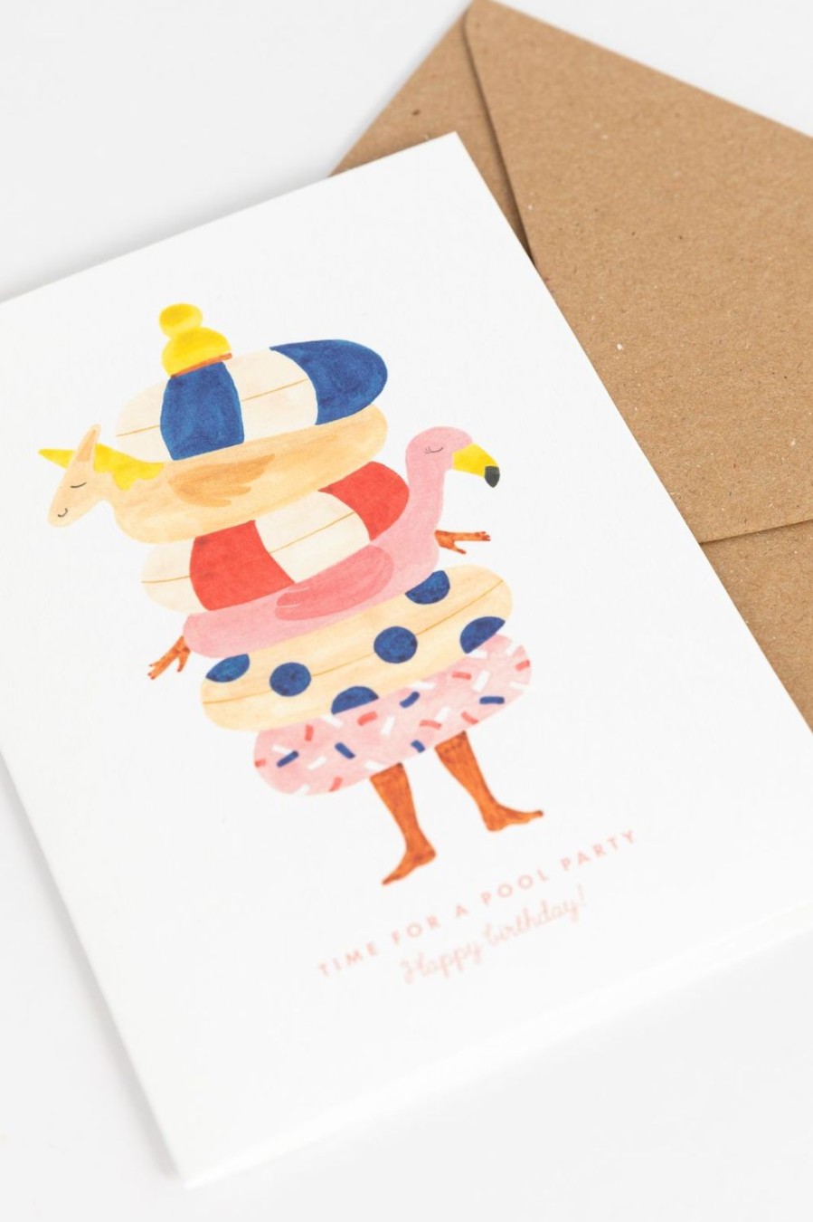 Sissy-Boy Stationery | Postkaart Happy Birthday Pool Party