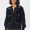 Sissy-Boy Blazers, Jasjes & Gilets | Velvet Gilet Met Embroidery Details