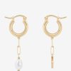 Anna Nina Sieraden | Anna+Nina Gold Plated Dangling Treasure Oorbellen Set