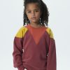 Sissy-Boy Truien En Vesten | Donkerroze Colourblock Sweater