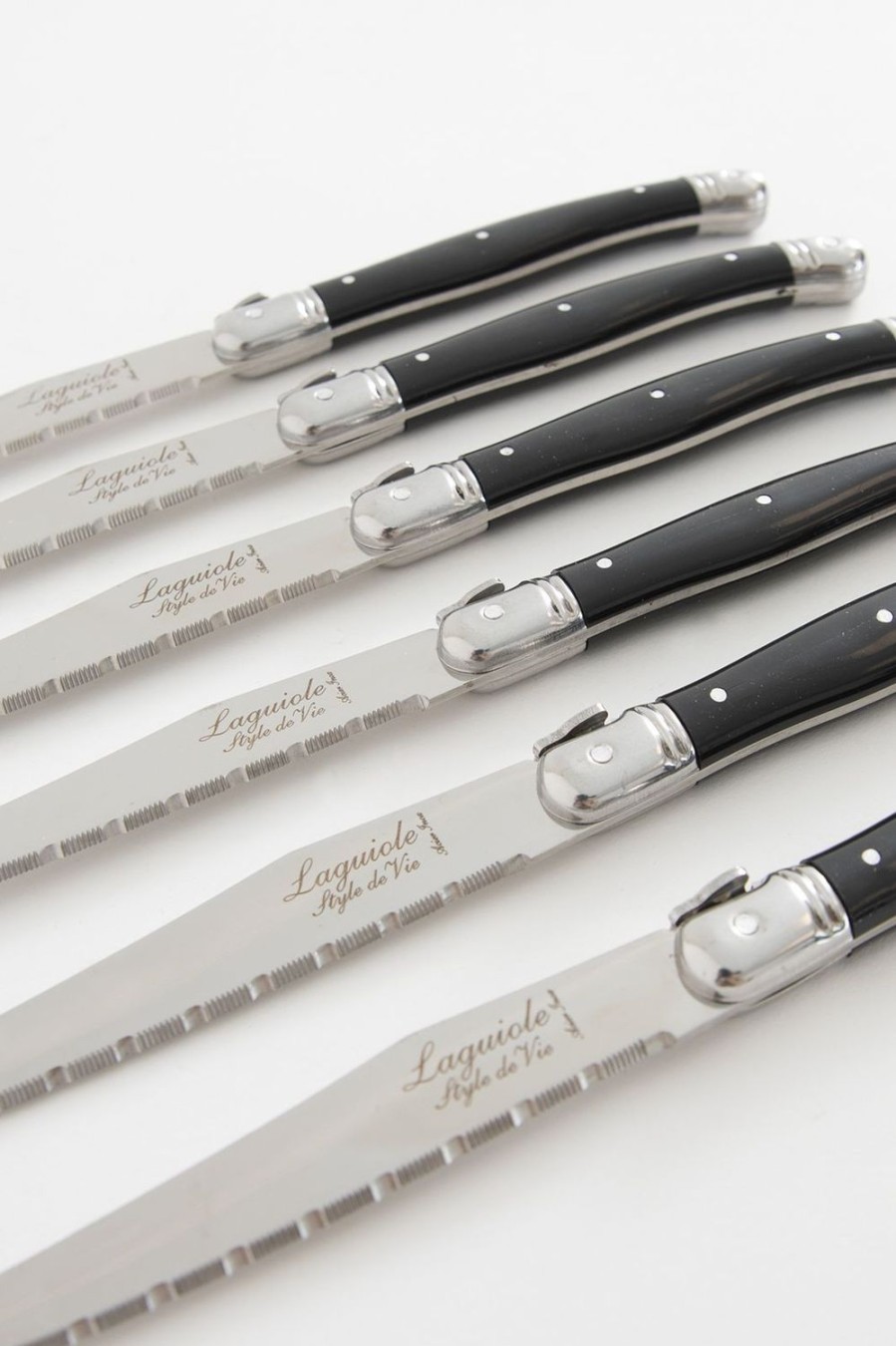 Laguiole Bestek | Laguiole Steakmessen Premium Line Set Van 6