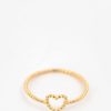 Sissy-Boy Sieraden | Gold Plated Ring Met Hartje