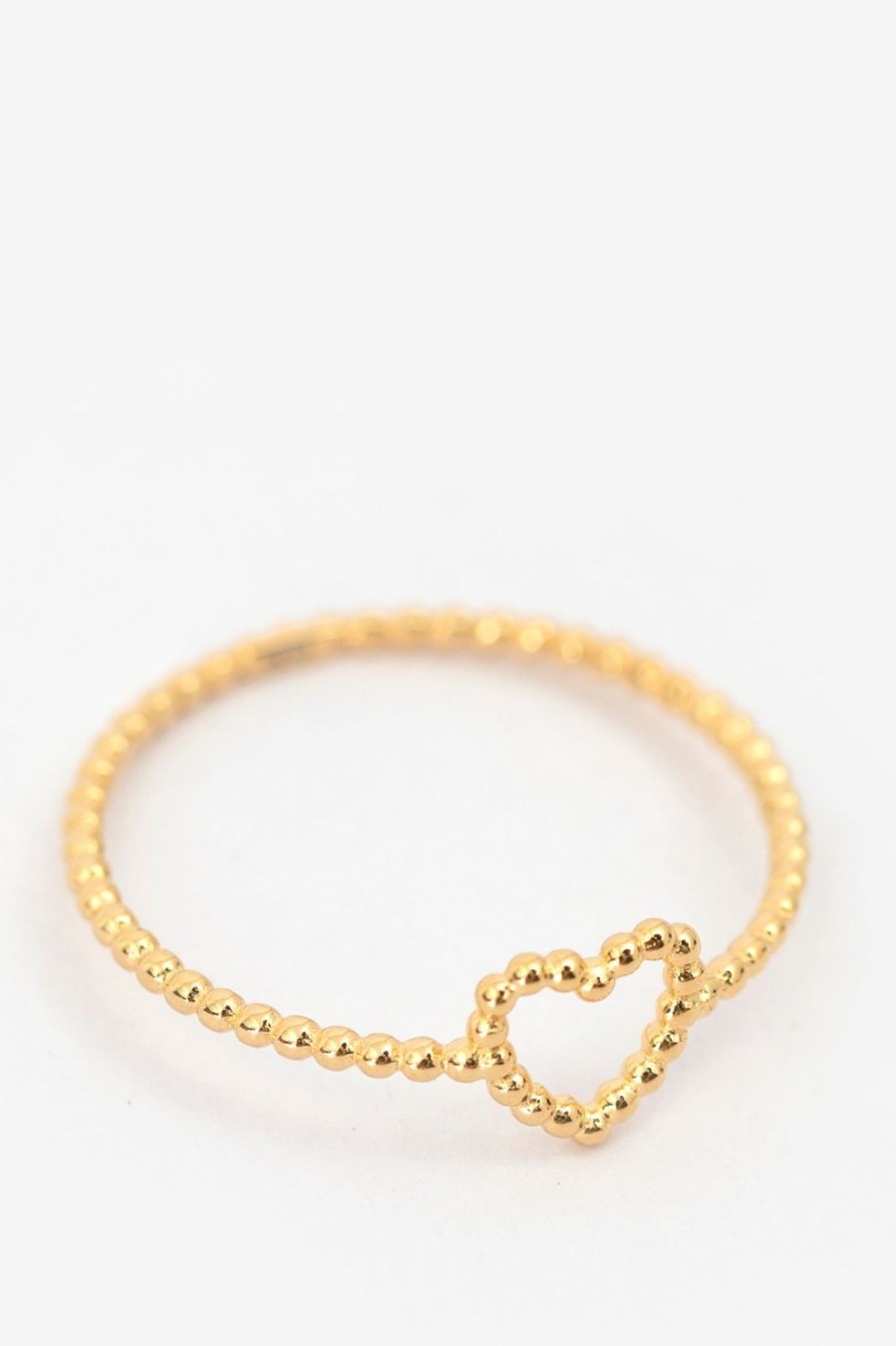 Sissy-Boy Sieraden | Gold Plated Ring Met Hartje