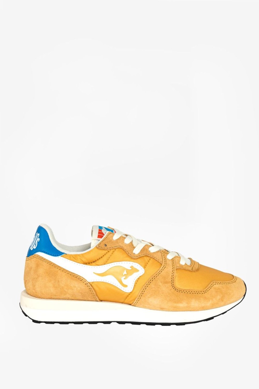 KangaROOS Schoenen | Kangaroos Gele Suede Sneakers