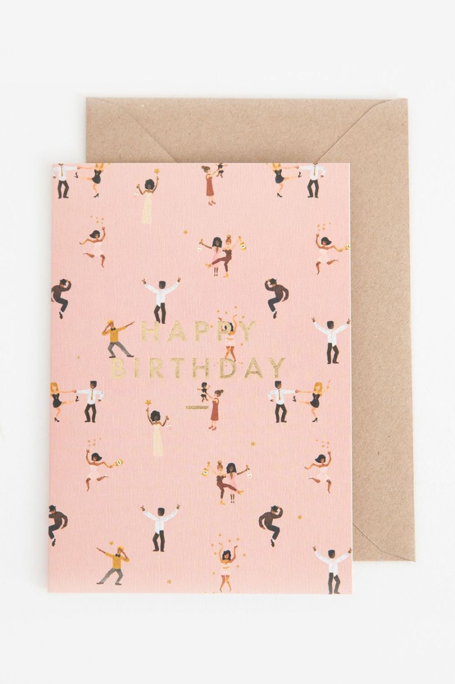 Claire Leina Company Stationery | Wenskaart Happy Birthday Dansers