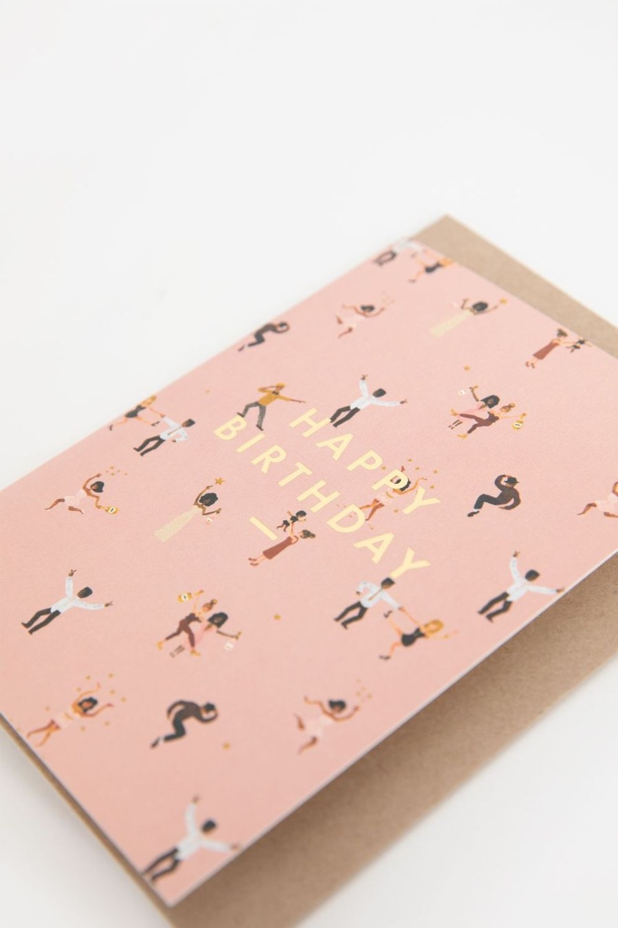 Claire Leina Company Stationery | Wenskaart Happy Birthday Dansers