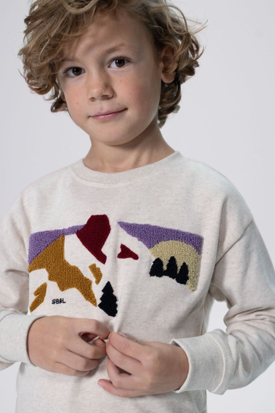 Sissy-Boy Truien En Vesten | Sweater Met Badstof Print