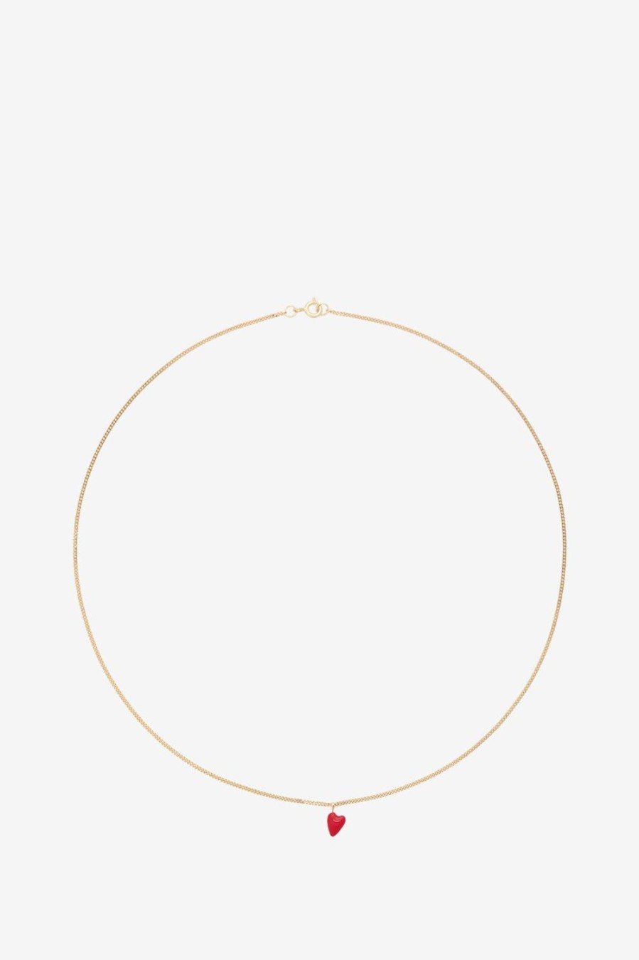 Anna Nina Sieraden | Anna+Nina Gold Plated Heart Beat Ketting