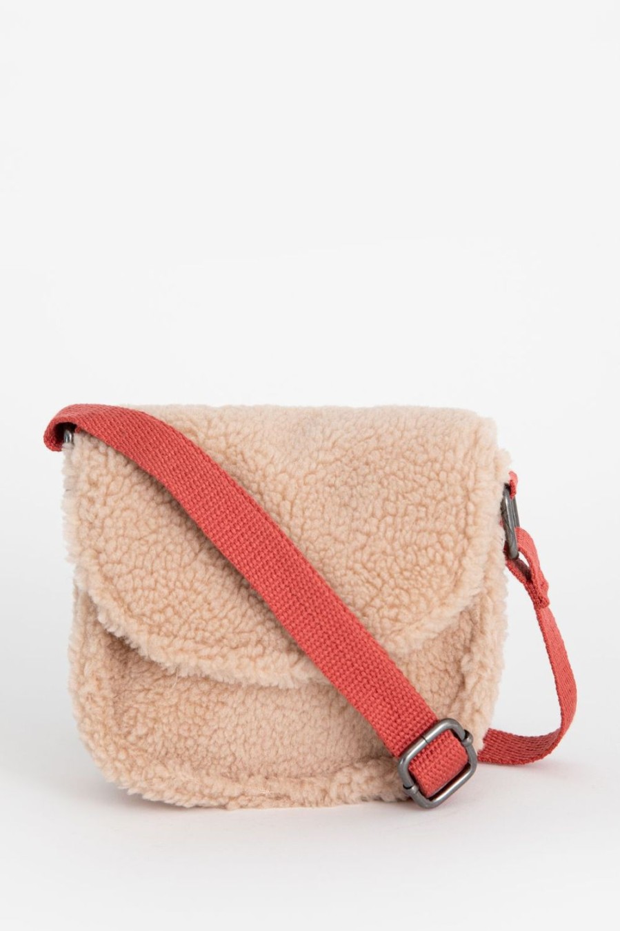 Sissy-Boy Accessoires | Bruine Teddy Crossbody Tas