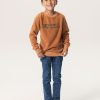 Sissy-Boy Truien En Vesten | Bruine Teddy Sweater Met Embroidery