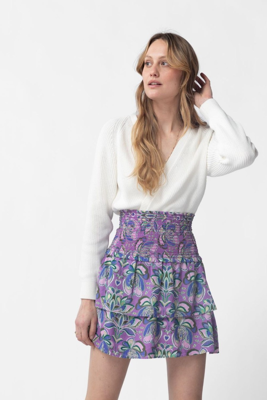 Sissy-Boy Rokken | E Ruffle Rok Met Bloemenprint