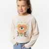 Sissy-Boy T-Shirts En Tops | Off-White Longsleeve T-Shirt Met Print