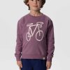 Sissy-Boy Truien En Vesten | Paarse Sweater Met Fiets