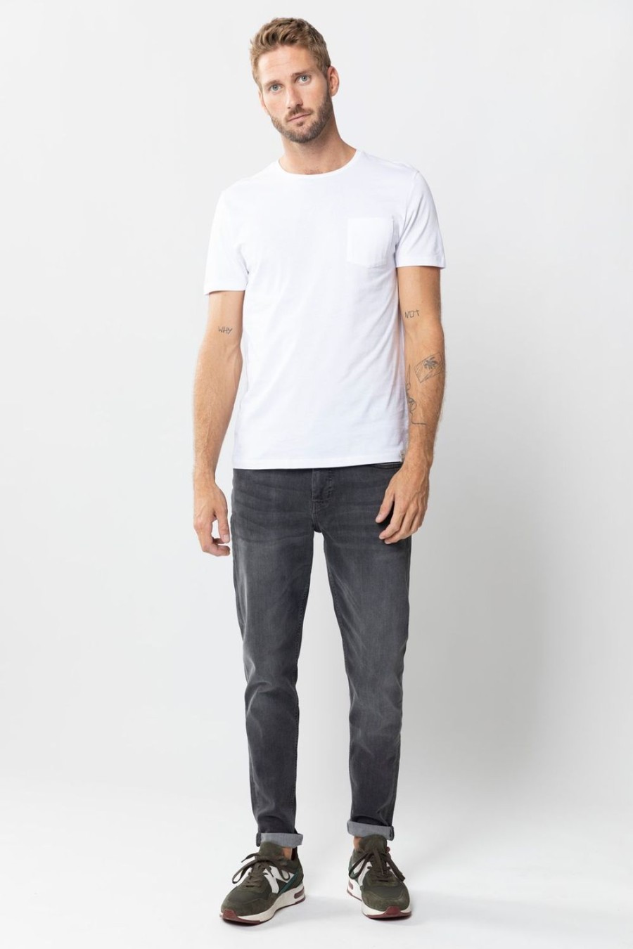 Sissy-Boy Broeken | Phil Dark Grey Regular Fit Jeans