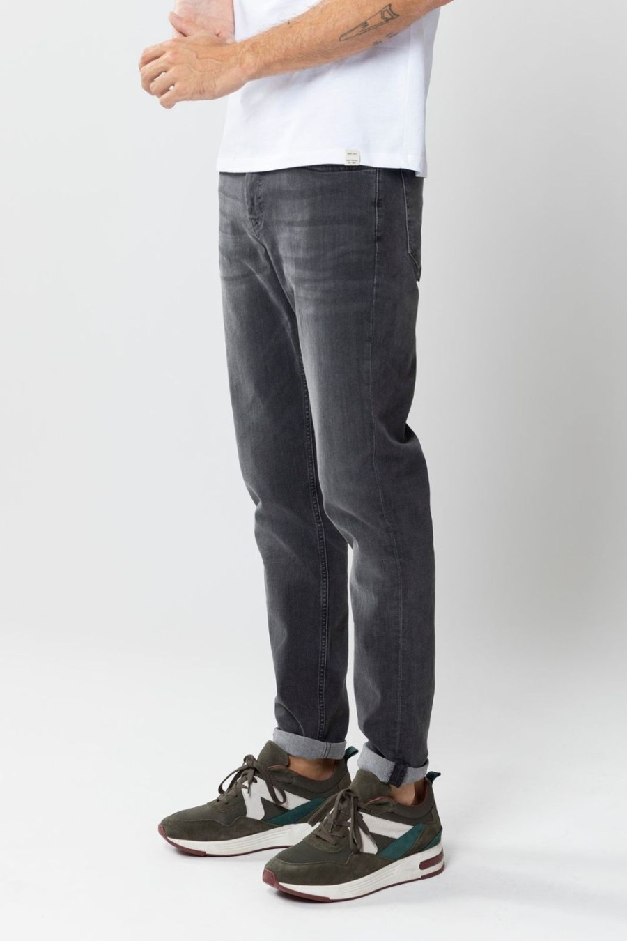 Sissy-Boy Broeken | Phil Dark Grey Regular Fit Jeans