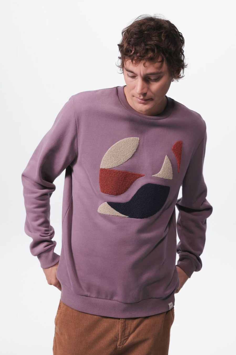 Sissy-Boy Truien En Vesten | E Sweater Met Badstof Print