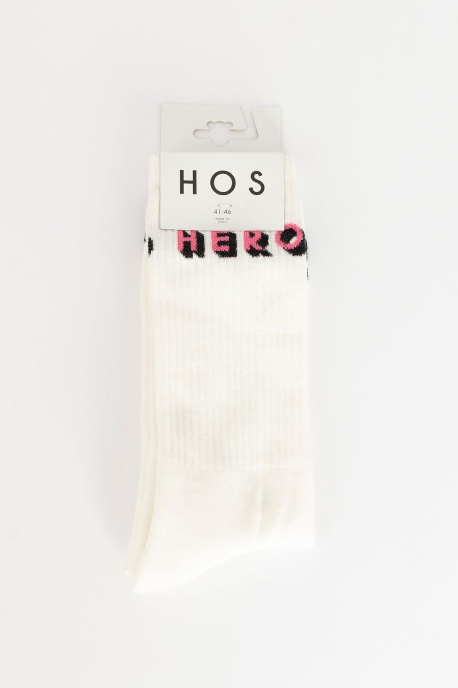 Heroes on Socks Sokken | Heroes On Socks Witte Sportsokken Met Tekst