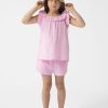 Sissy-Boy T-Shirts En Tops | Lichtroze Mousseline Top Met Ruffles