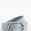 Sissy-Boy Riemen | Lichtblauwe Suede Riem