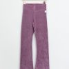 Sissy-Boy Accessoires | Paarse Rib Flared Legging
