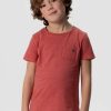 Sissy-Boy T-Shirts En Polo'S | Zacht Rood Neppy T-Shirt Met Smiley