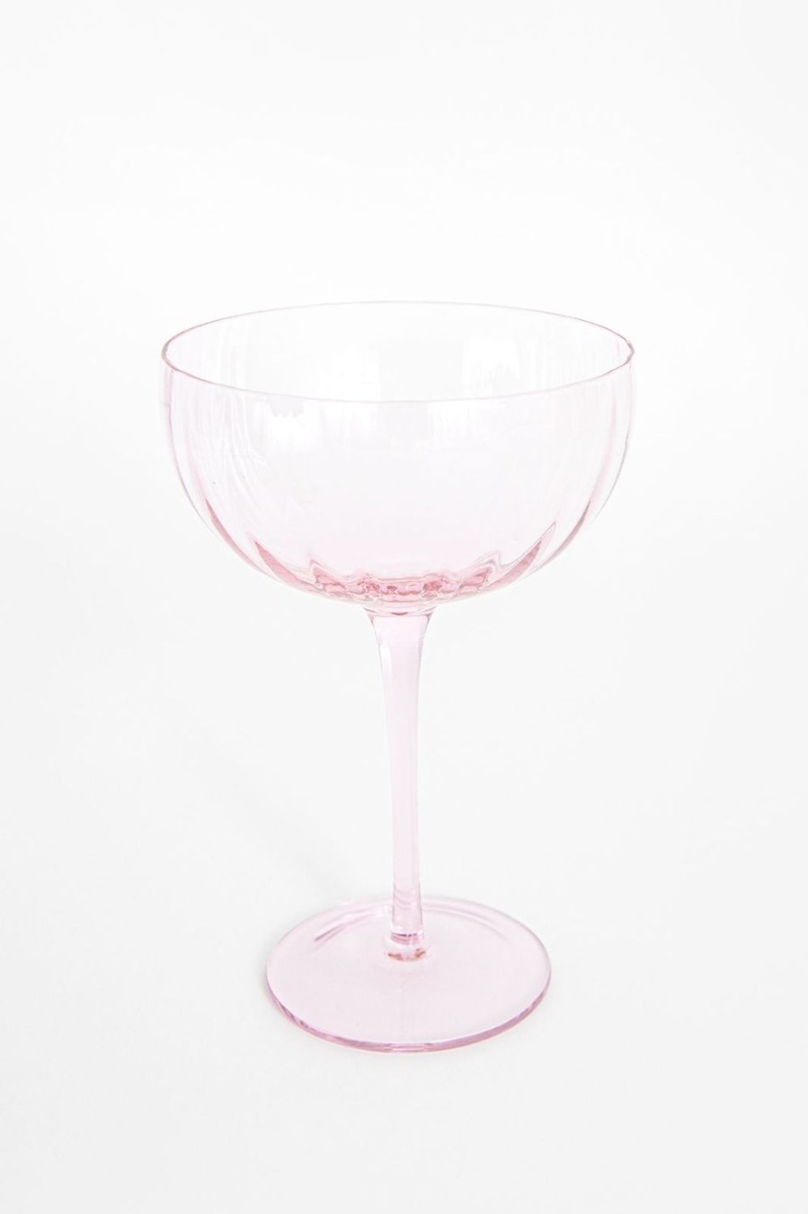 Sissy-Boy Glaswerk | Lichtroze Cocktailglazen Scallop