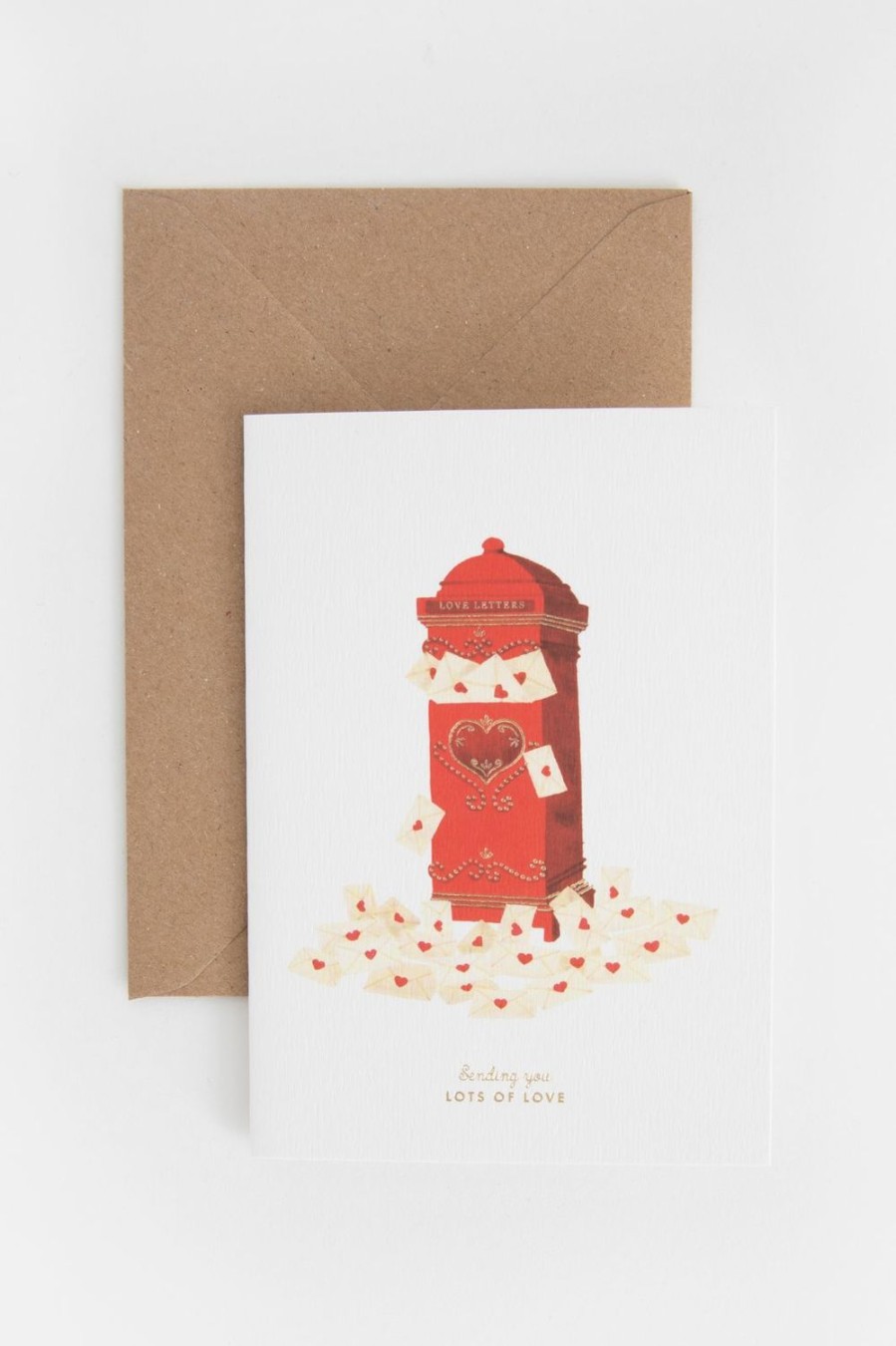 Claire Leina Company Stationery | Claire Leina Company Lots Of Love Wenskaart